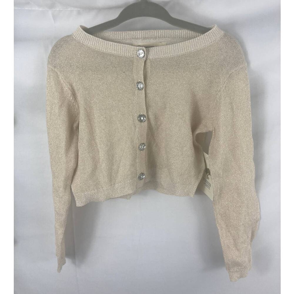 NWT Tucker + Tate Holiday Sparkle button up sweater 2